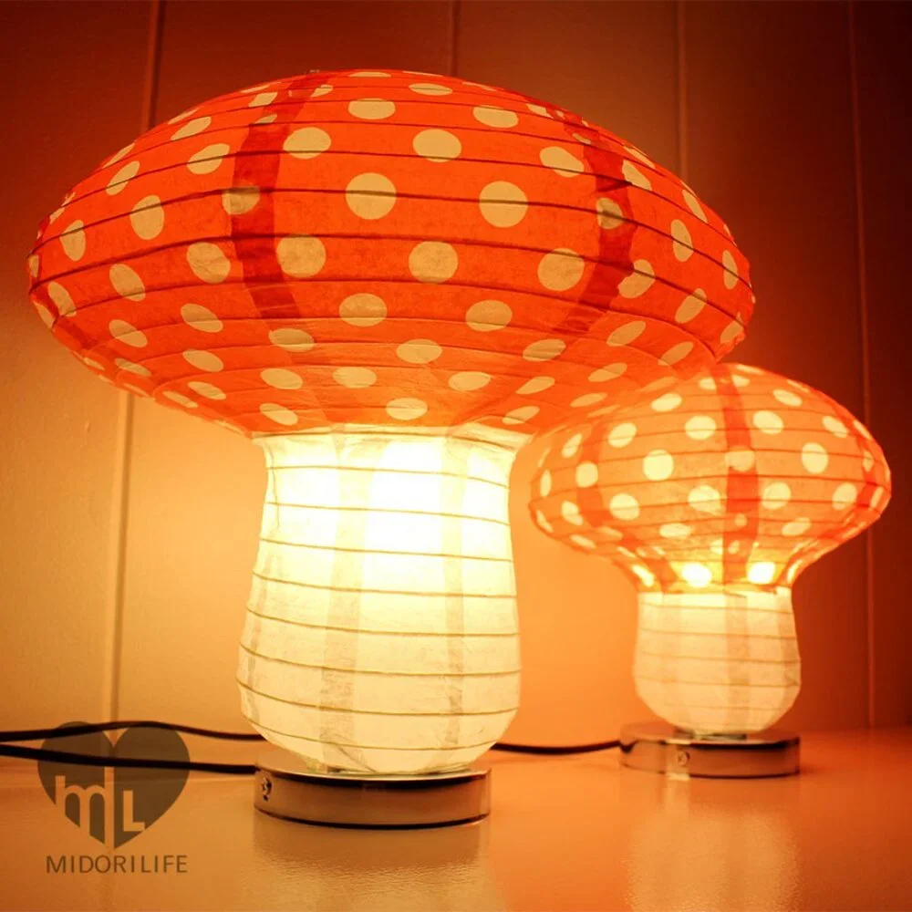 UNBRANDED Mushroom Paper Lantern Lamp (Small)